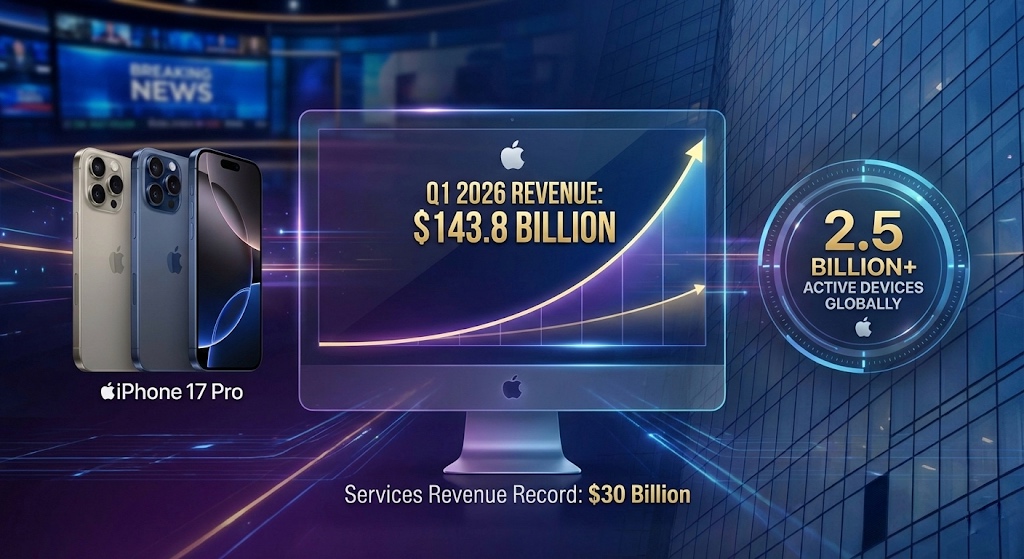 Rekor Sepanjang Masa: Apple Kantongi Pendapatan $143,8 Miliar Didorong Permintaan iPhone 17 yang Masif
