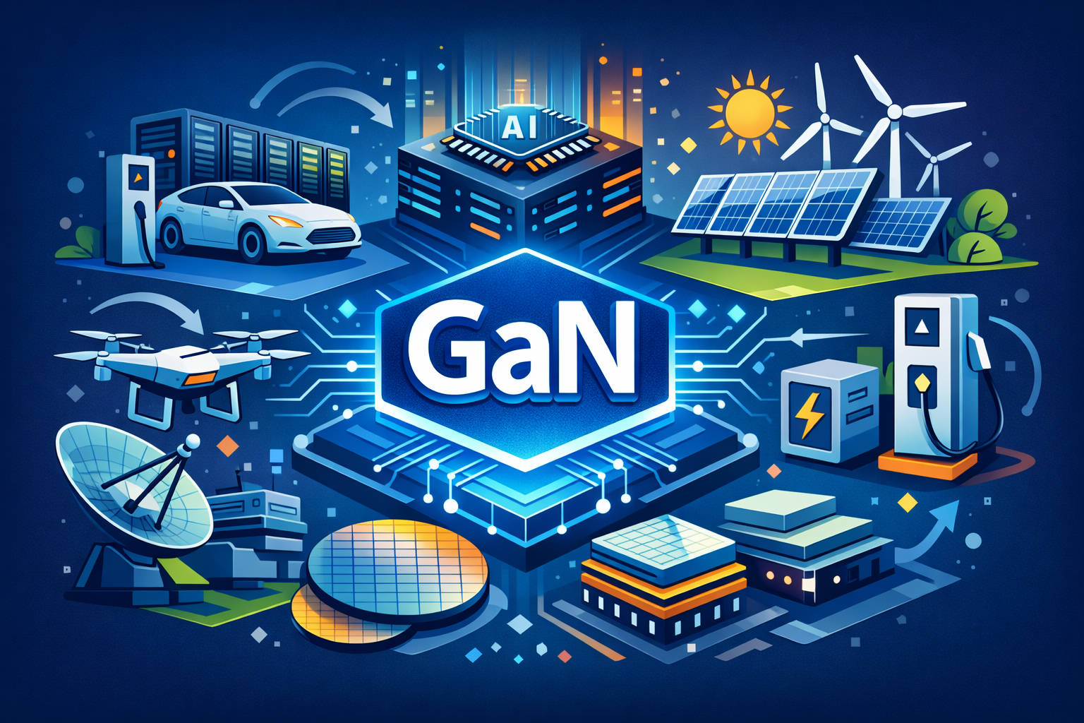 GaN Meledak: Pasar USD 3 Miliar 2030, Inovasi Baru Ubah EVs & AI Selamanya?