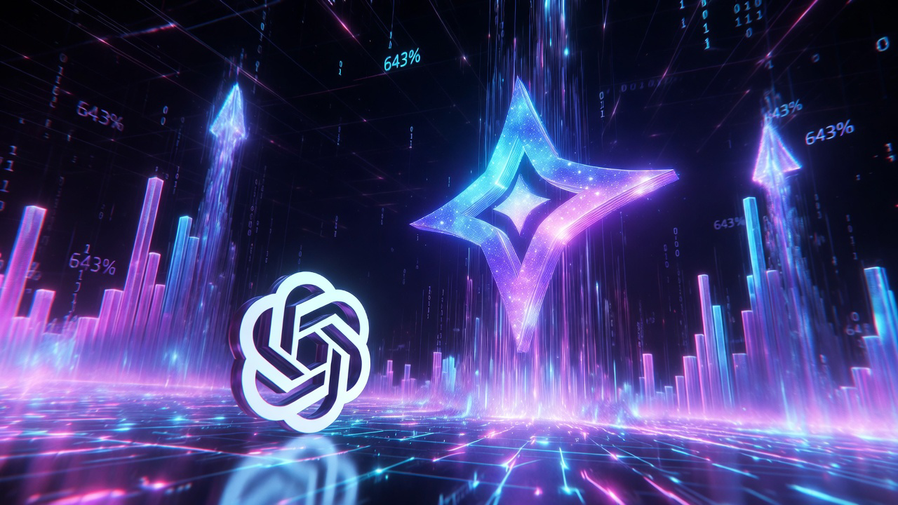 Gemini Meledak 643% Kalahkan ChatGPT yang Cuma 37%, Google Kuasai Perang AI Terbesar Sepanjang Sejarah