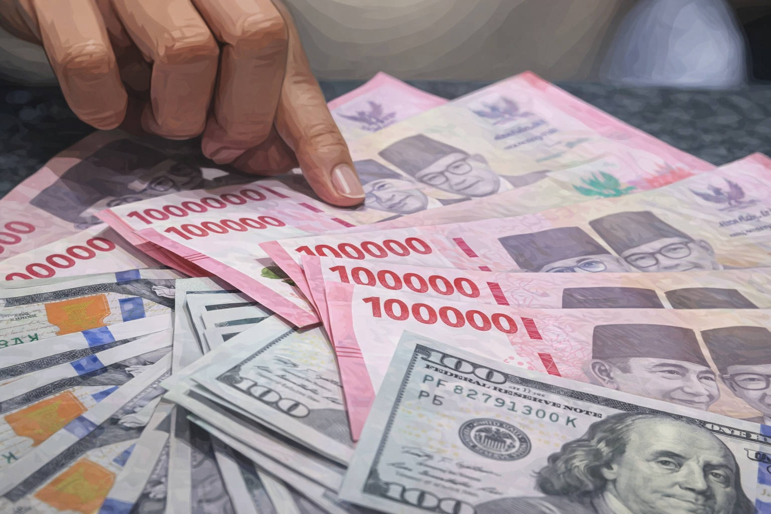 Rupiah Anjlok ke Level Terendah, Pasar Saham RI Terpukul Akibat Cadangan Devisa Menyusut