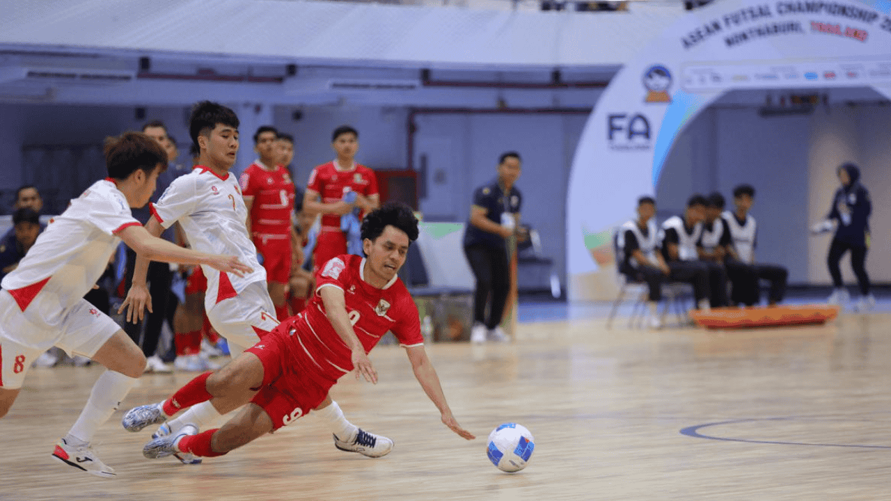 Sengit Sampai Akhir! Indonesia Susah Payah Tumbangkan Vietnam 3-2, Tiket Final Piala AFF Futsal 2026 di Tangan