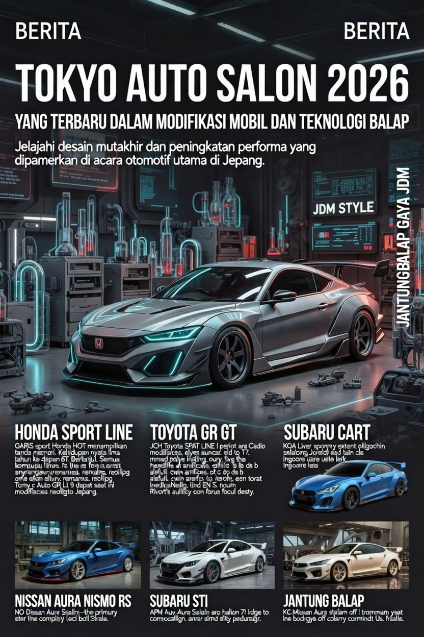 Jepang Balik Gigit! Tokyo Auto Salon 2026 Rilis Hybrid Monster yang Bikin EV Ketar-Ketir!