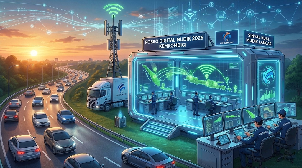 Mudik 2026 Anti-Lemot! Kemkomdigi Sebar Ratusan 'Posko Digital' & Satgas Sinyal di Jalur Neraka