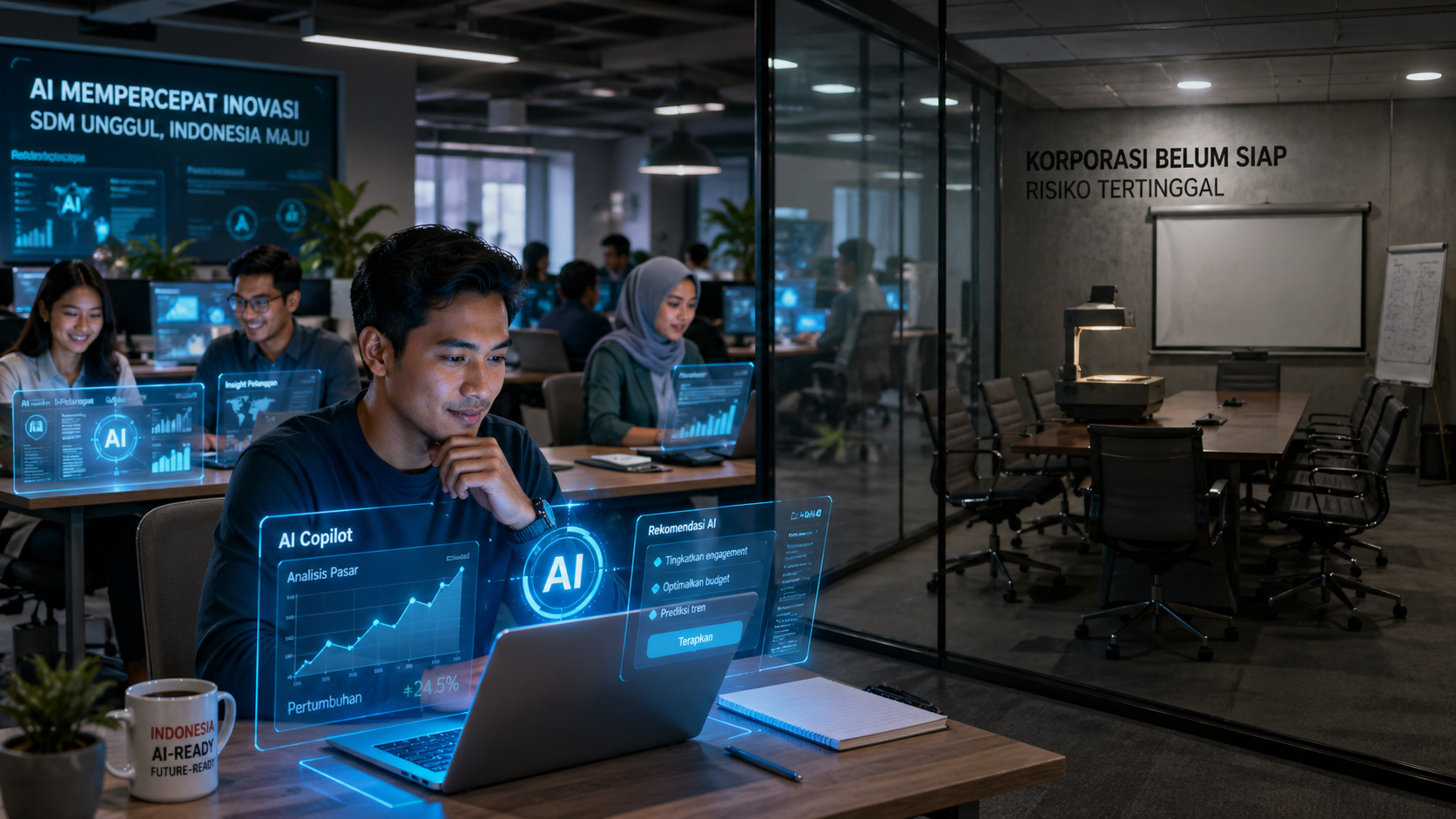 70 Persen Pekerja Indonesia Siap Adopsi AI, tapi Perusahaan Masih Ketinggalan Jauh