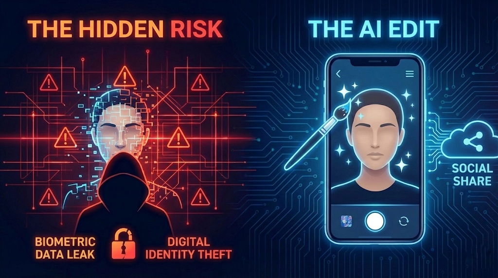 Stop 'Oplas' Digital Anak! Tren Edit Wajah AI di Medsos Jadi Umpan Empuk Predator dan Pencuri Data