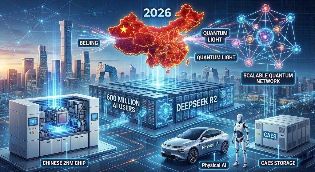 Dominasi Mutlak Tembok Api: China Guncang Dunia dengan Chip 2nm, Jaringan Kuantum Skala Besar, dan Ledakan 600 Juta Peng