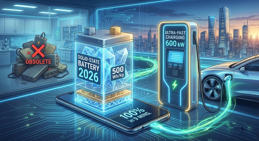 Kiamat Powerbank! Revolusi Baterai Solid-State 2026 Resmi 'Tamatkan' Lemotnya Cas HP dan Singkirkan Range Anxiety Selama