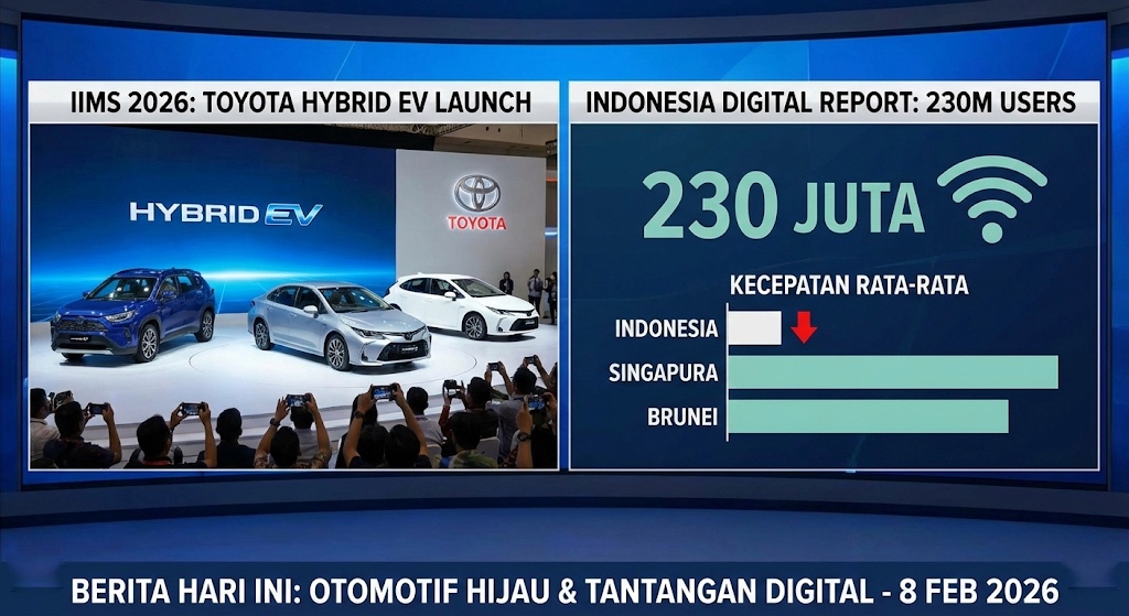 IIMS 2026: Toyota Perkuat Dominasi Kendaraan Hybrid di Tengah Tantangan Kecepatan Internet Nasional