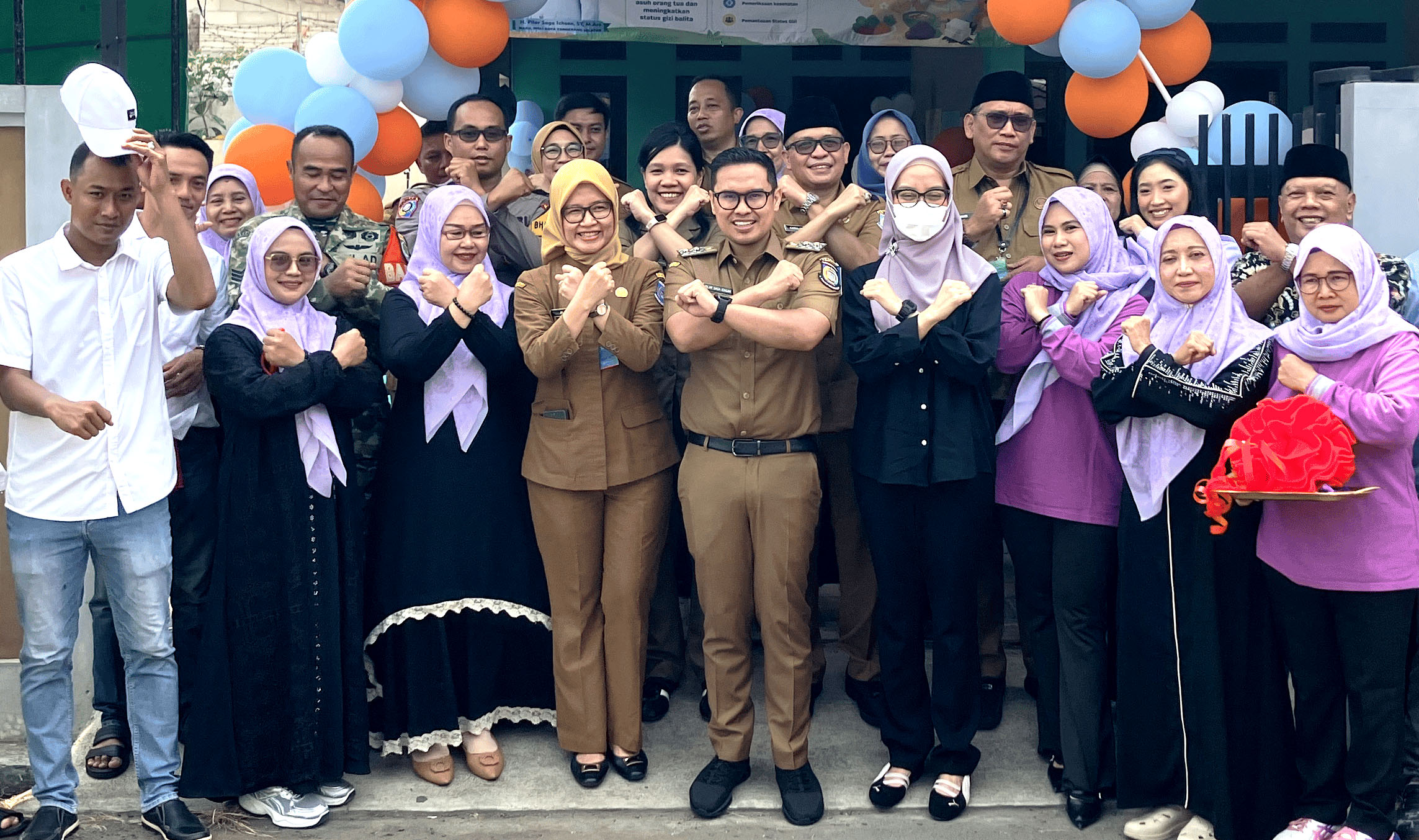 Pilar Turun Langsung Resmikan Pos Gizi Kepiting Di Serpong Guna Atasi Kasus Stunting