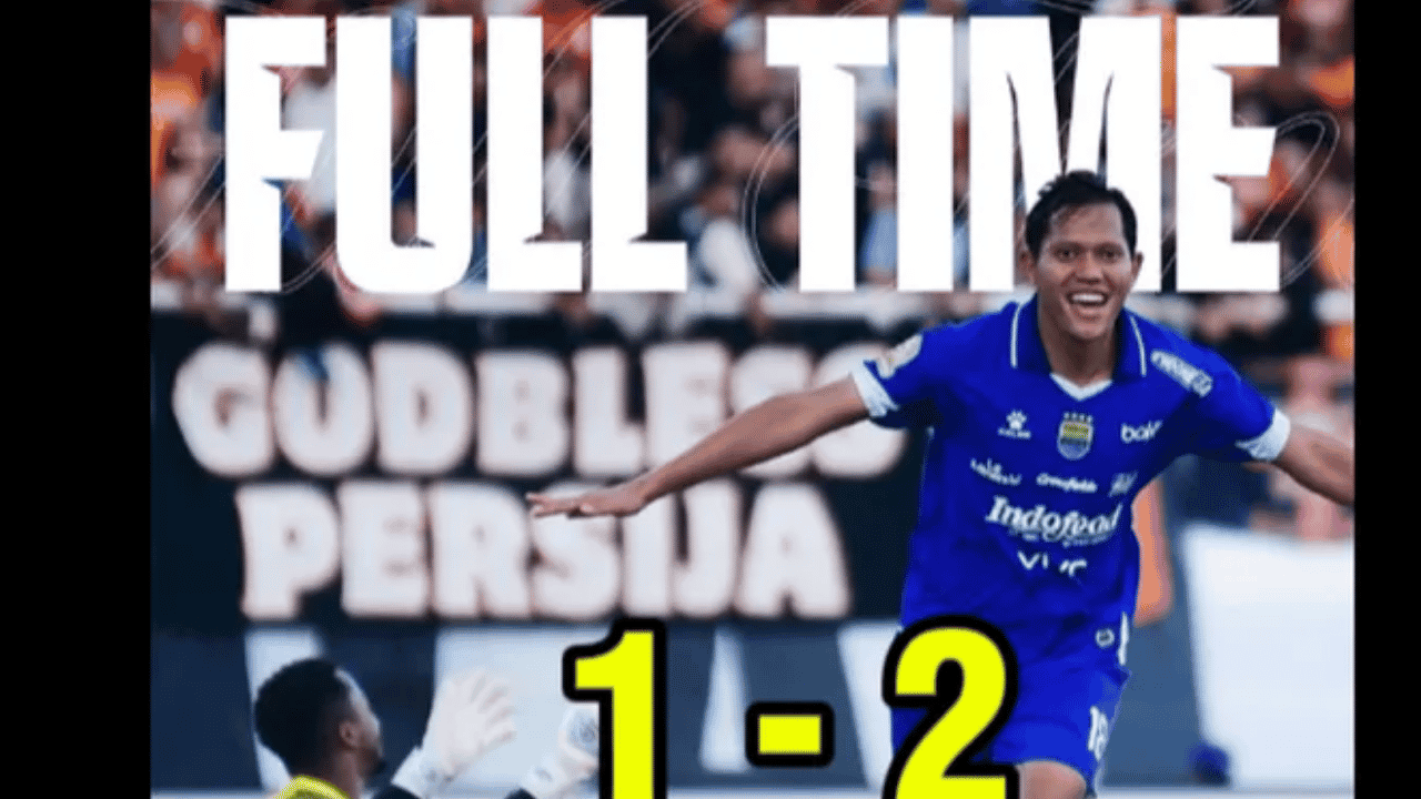 Spanduk ‘Menang Jadi Naga’ Berujung Petaka! Persija Tumbang 1-2
