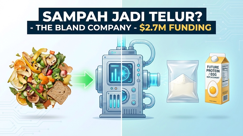 Sampah Jadi Telur? The Bland Company Raih $2,7 Juta Ubah Limbah Pangan Jadi Protein Masa Depan!