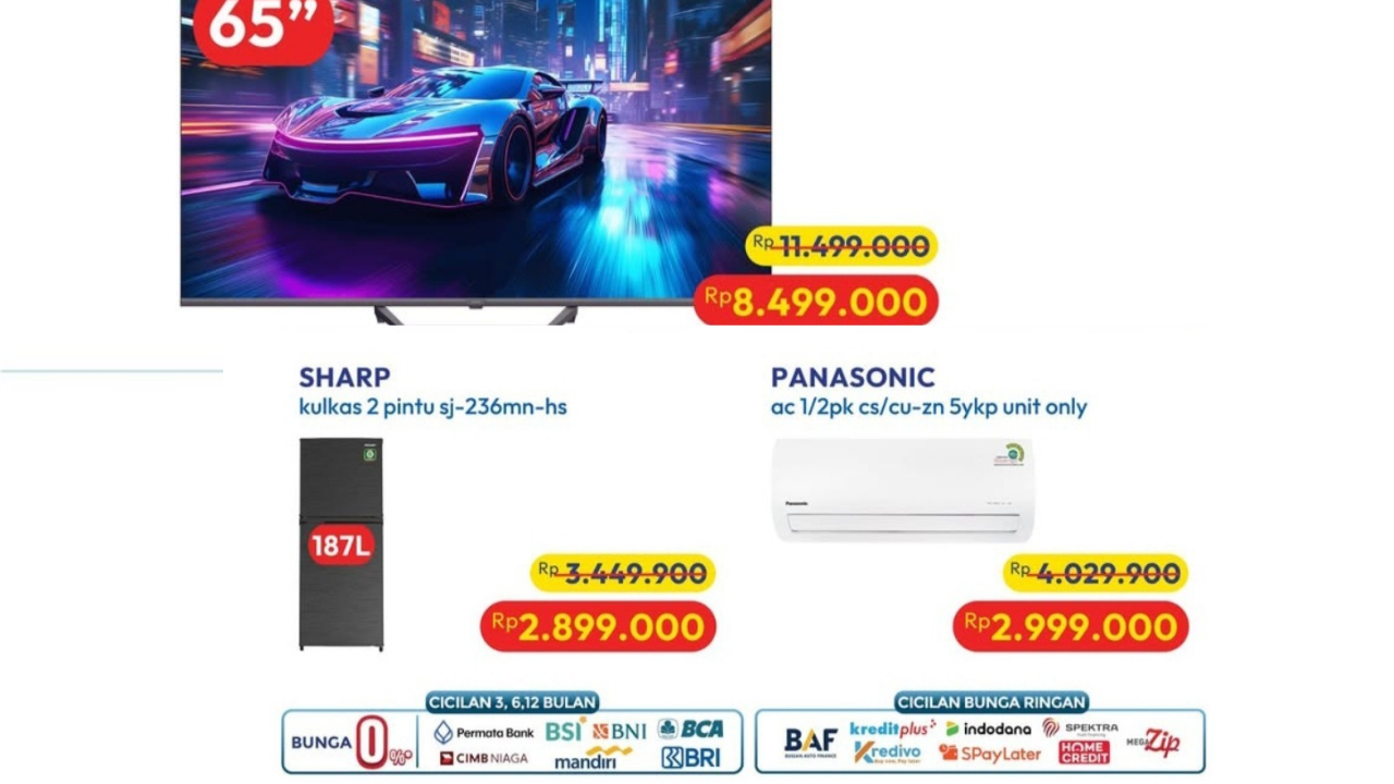 Cuma 7–13 November! Promo Elektronik Hypermart hingga Turun Jutaan