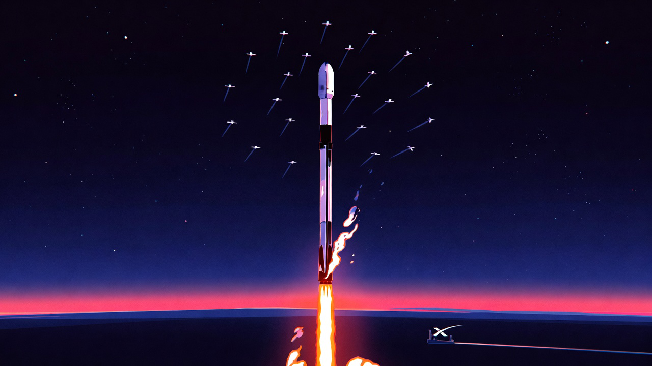 SpaceX Capai 600 Falcon 9: Luncurkan 24 Satelit Starlink di Malam Valentine!