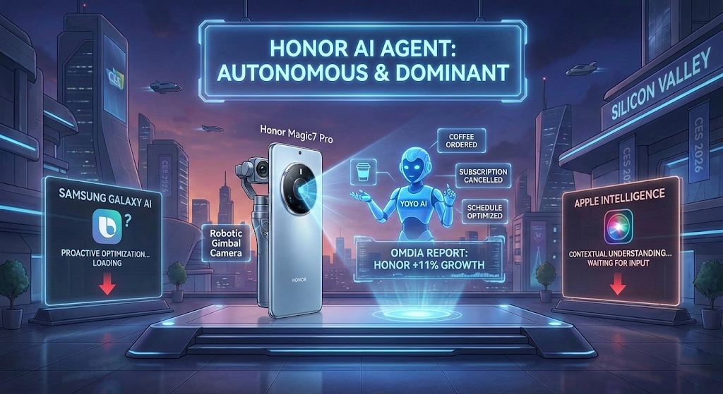 Samsung-Apple Terpojok! Honor Magic7 Pro Rilis AI Otonom Pertama Dunia: Penguasa Baru 2026!