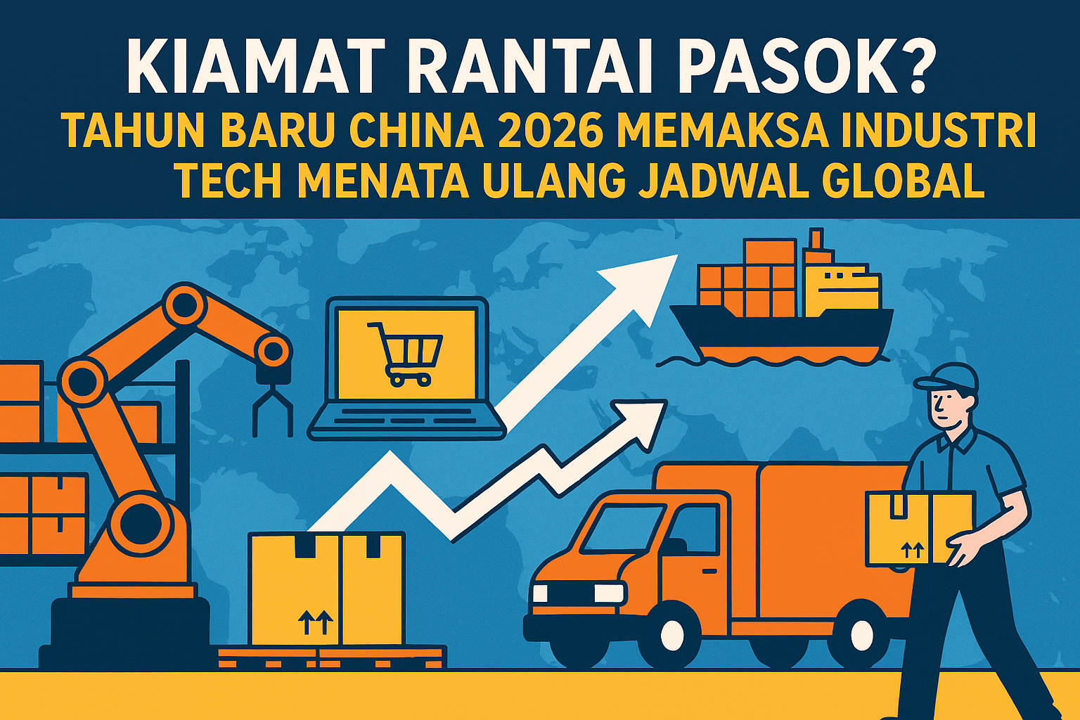 Kiamat Rantai Pasok? Tahun Baru China 2026 Memaksa Industri Tech Menata Ulang Jadwal Global