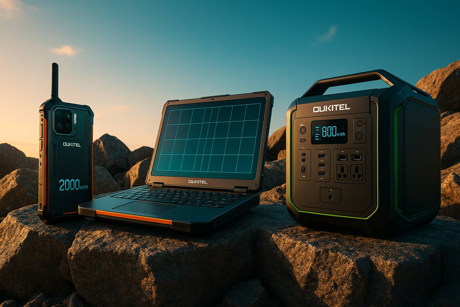 OUKITEL Pamerkan Perangkat Tahan Banting Paling Ekstrem: Ponsel Satelit, Laptop Tenaga Surya, dan Power Station Raksasa