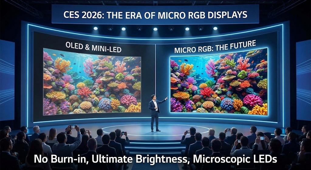 Evolusi Layar: CES 2026 Tandai Transisi dari OLED ke Teknologi Micro RGB
