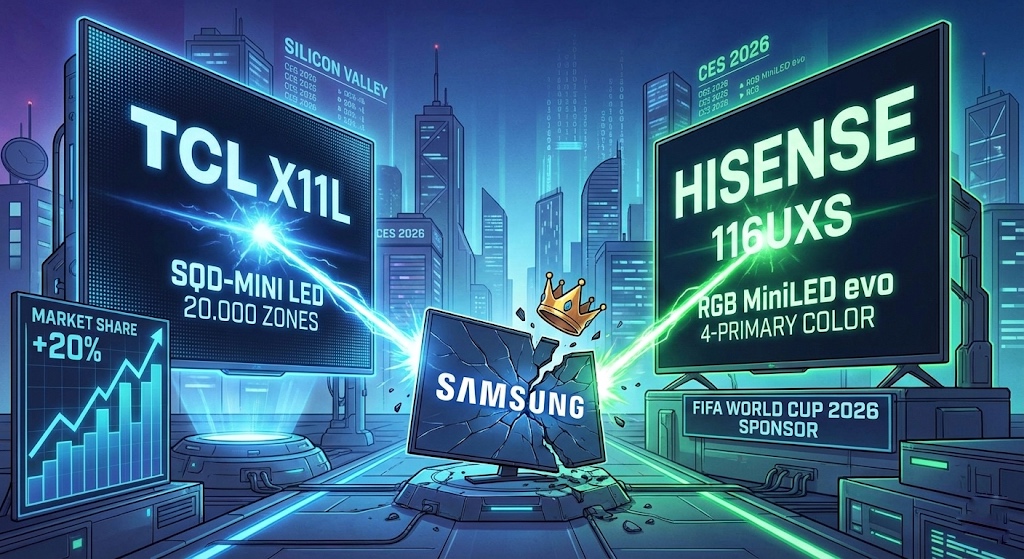 Samsung Kritis! TCL vs Hisense: Duel Maut Panel 10.000 Nits yang Siap Mengubah Wajah Ruang Tamu Dunia!