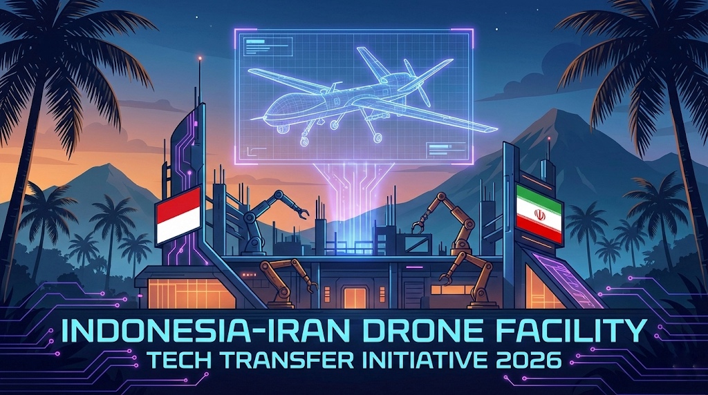 Diam-diam Mematikan! Iran Siap Bangun Pabrik Drone Tempur di Indonesia, Transfer Teknologi Dimulai?