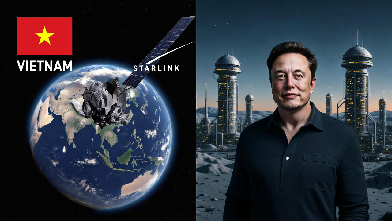 Elon Musk Bawa Starlink ke Vietnam, Lalu Rencanakan Kota Mandiri di Bulan dalam Waktu Rekor!