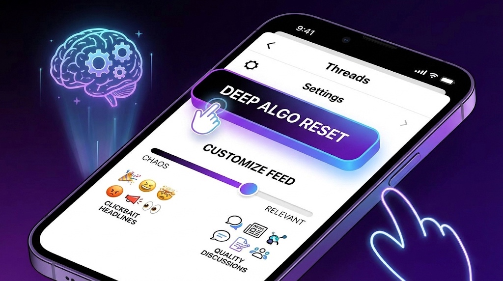 Muak dengan Konten Sampah? Threads Rilis Fitur 'Dear Algo' untuk Reset Total Feed Kamu!