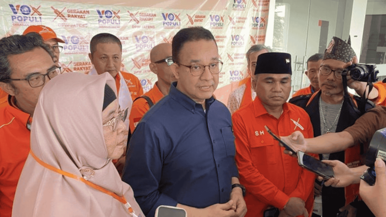 Gerakan Rakyat Resmi Deklarasi Jadi Partai, Sahrin: Ingin Anies Baswedan Pimpin Indonesia